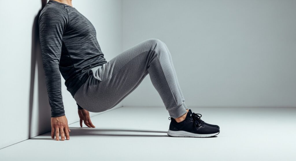 wall sit exercise full body workout